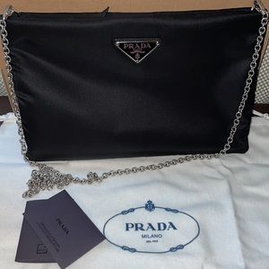 Prada Medium Nylon Crossbody Clutch
